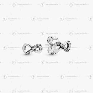 Pandora Sparkling Infinity Stud Earrings